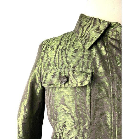 Dana Buchman Shimmer Peplum Jacket, Women's Size 8 - Picture 15 of 16